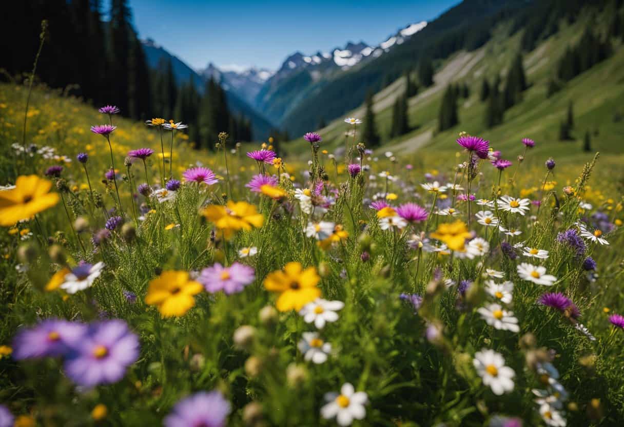 Olympic National Park Flowers in Full Bloom