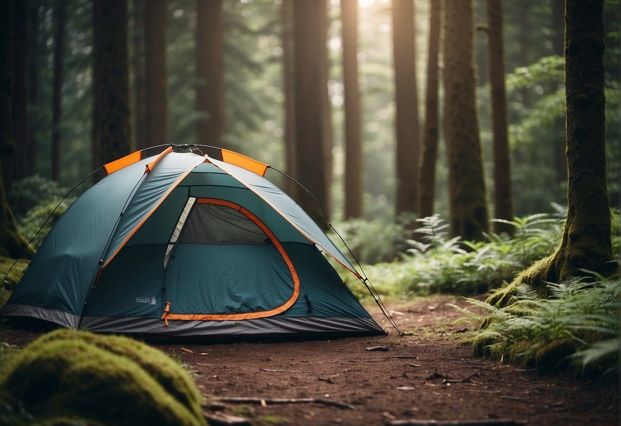 Camping olympic national forest